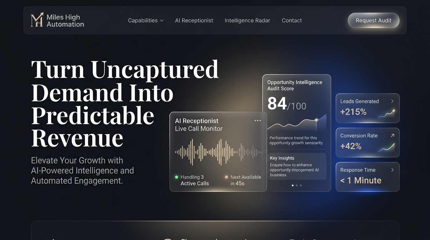 Miles High Automation High-Resolution Hero Mockup